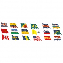 bandiere in vari formati di tutte le nazioni in tessuto leggero o nautico